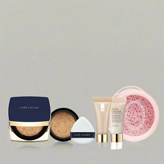 Estée Lauder Double Wear Soft Glow Matte Cushion SPF45 / PA+++ 24G (Main + Refill) + Deluxe 2 Items